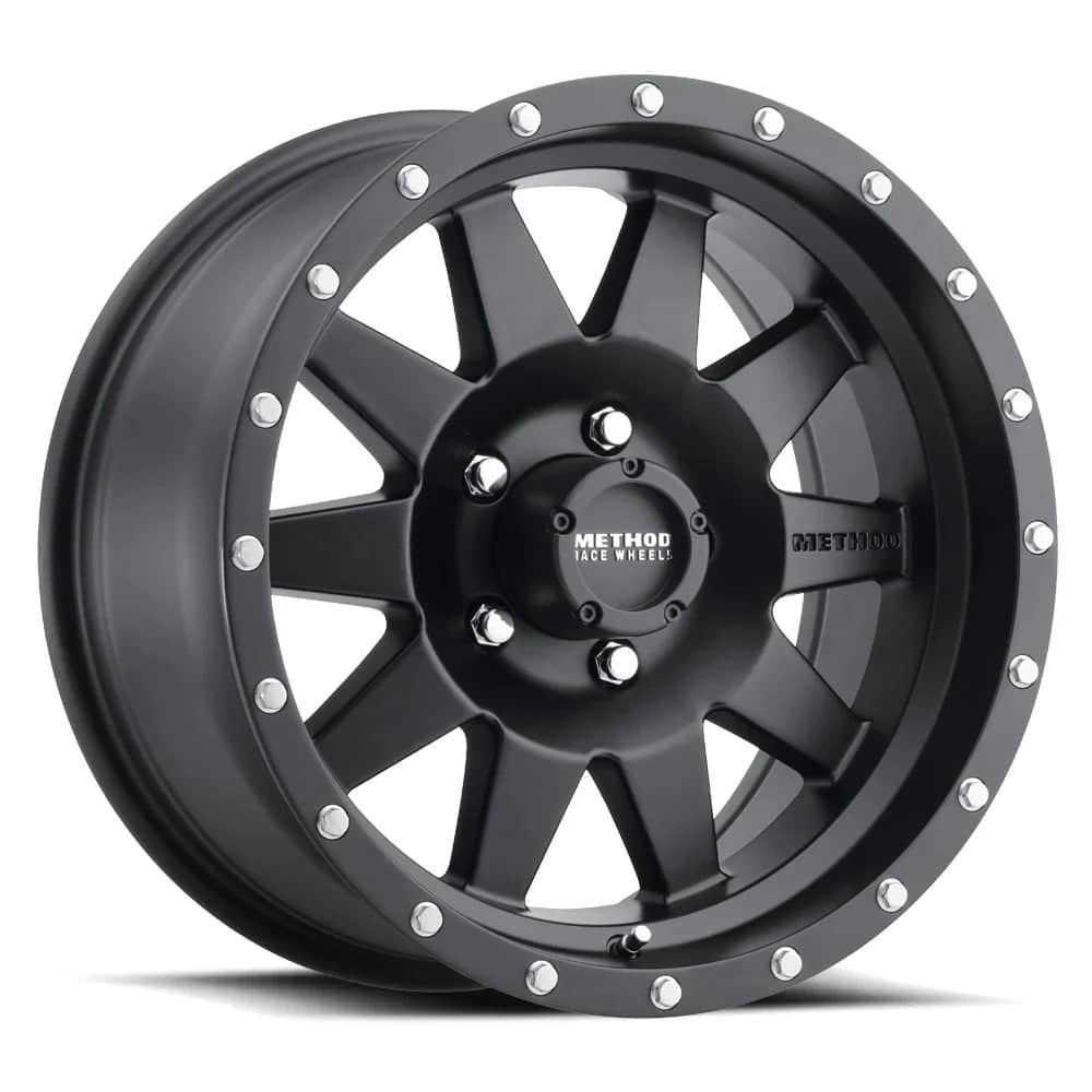 Method Wheels Method Race Wheels MR301 Matte Black 17x8.5 +0 5x114.3