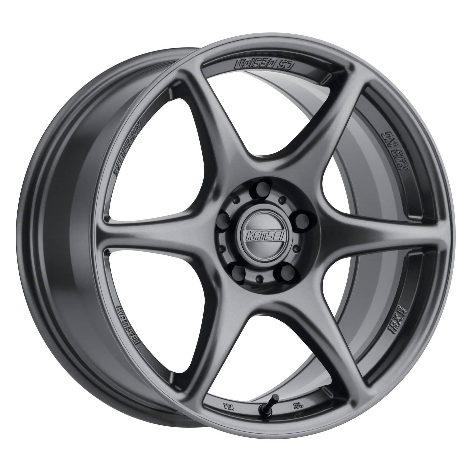 Kansei Wheels Kansei Tandem Gloss Gunmetal 18x9+35 5x114.3