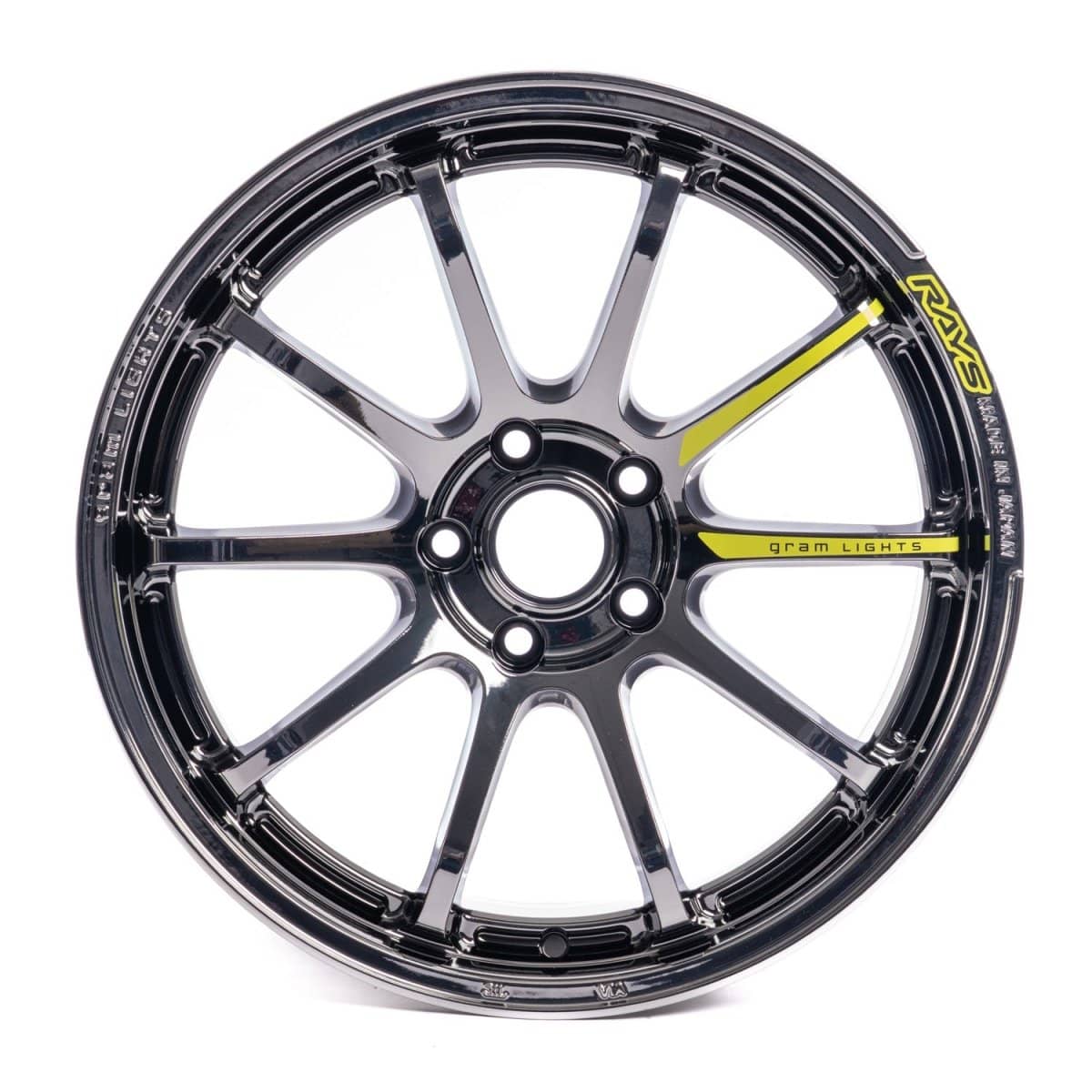 Gram Lights 57NR Limited Black Metal Coat 18x9.5 5x114.3 38mm Offset