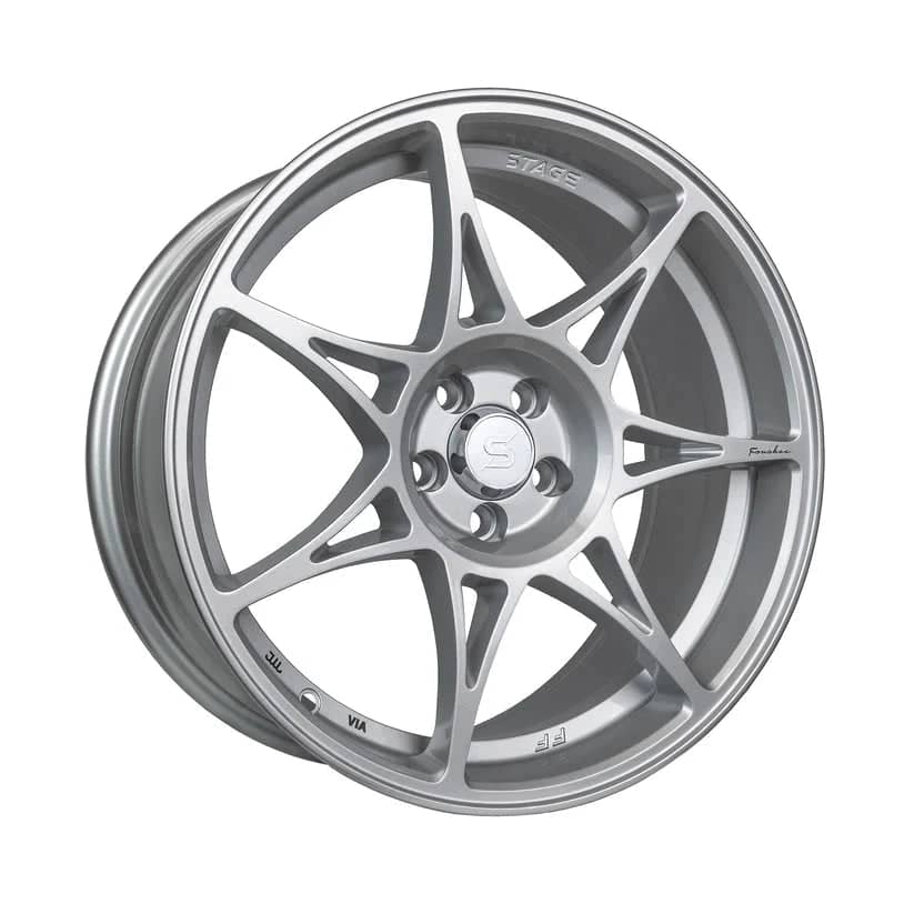 Stage Wheels Foushee Liquid Silver 18x9.5 5x114 38mm Offset