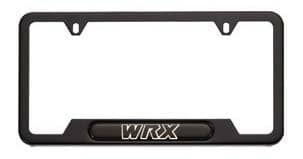 Subaru OEM License Plate Frame Matte Black w/ WRX Logo