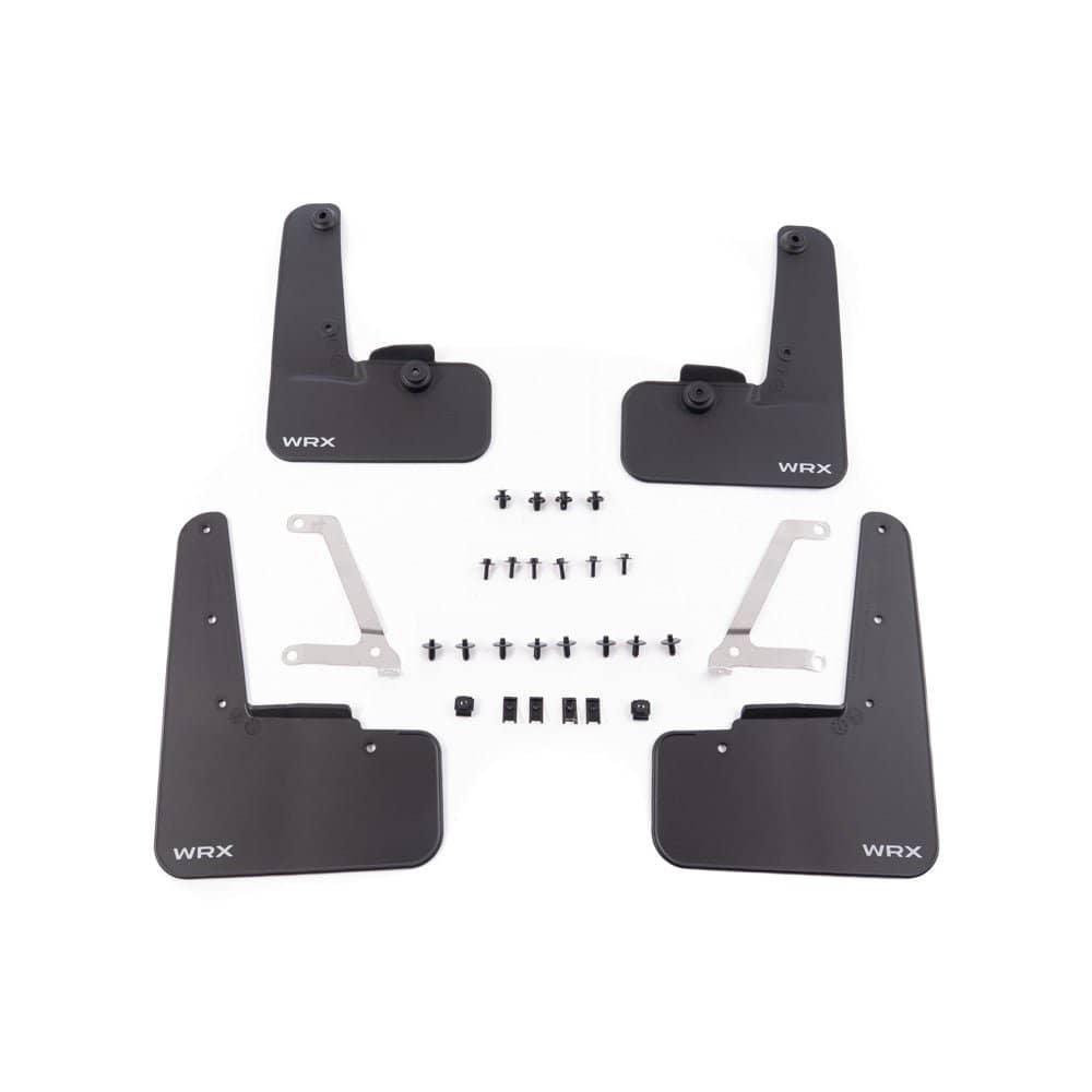 Subaru OEM Mudflap Set Black w/ WRX Logo