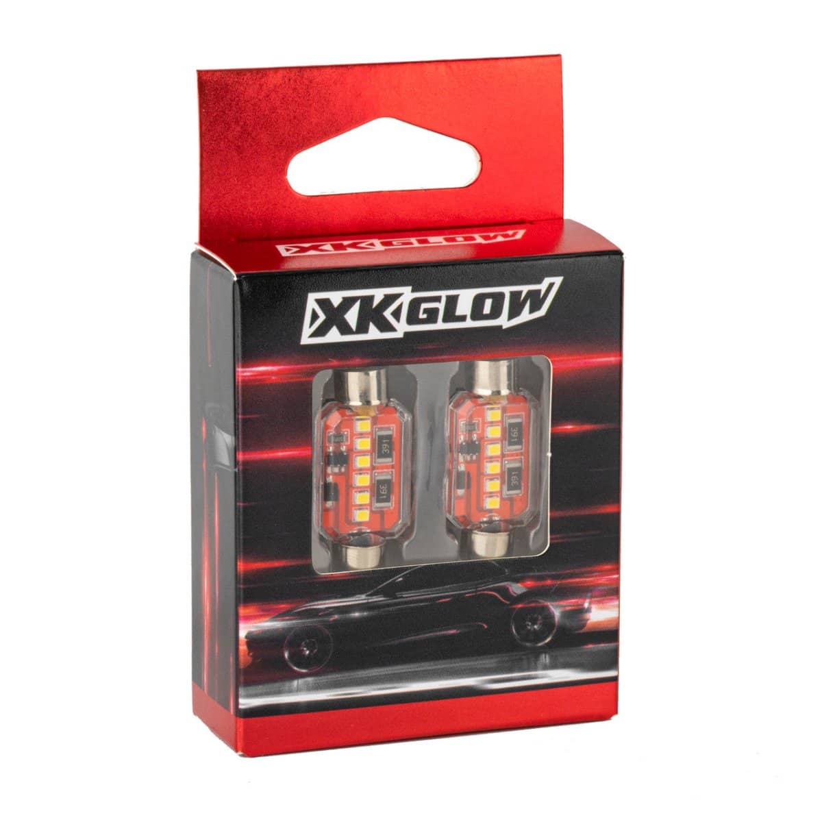 XKGlow LED Festoon 31mm White Interior Light 2pc Kit