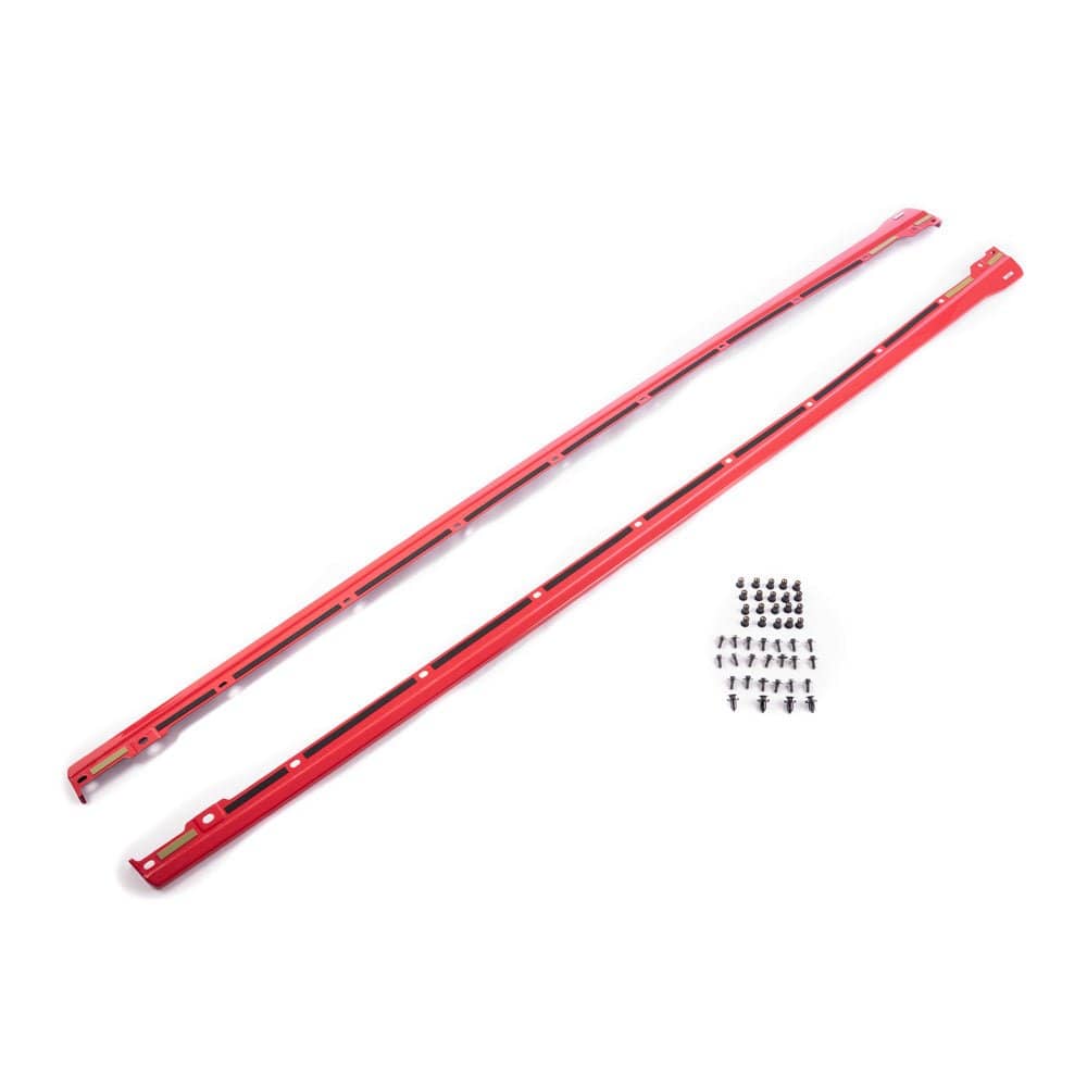 Subaru OEM STI Side Under Spoiler Kit Red