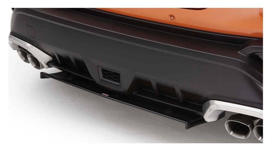 Subaru OEM STI Rear Under Spoiler Black