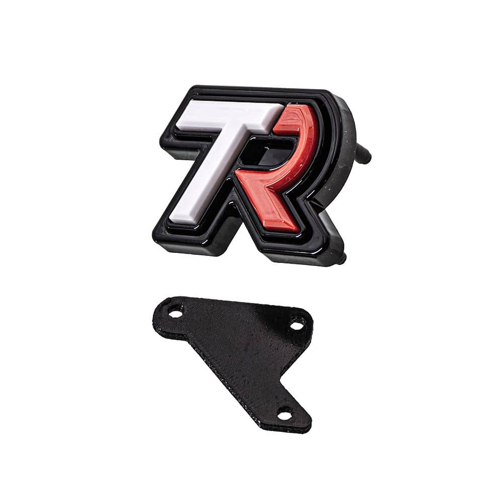 SMY Performance TR Tuner Ready Front Badge White / Red