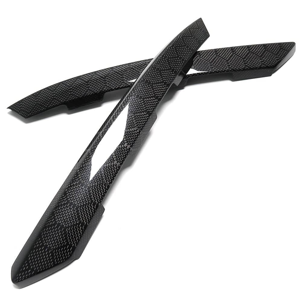 Molded Innovations Gloss Honeycomb Carbon Fiber Front Grill Trim Cover Set
