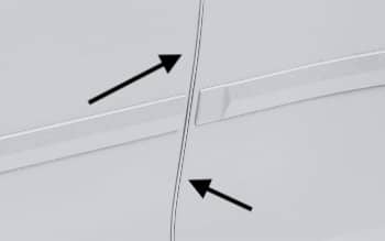 Subaru OEM Door Edge Guards Ceramic White