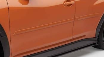 Subaru OEM Body Side Molding Set Solar Orange