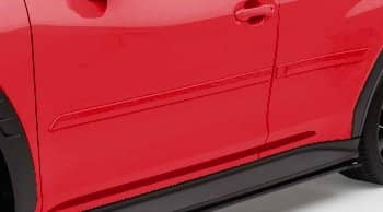 Subaru OEM Body Side Molding Set Ignition Red