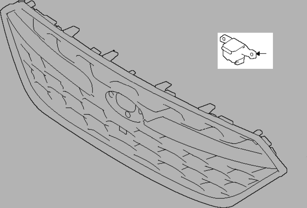 Subaru OEM Grille Cap