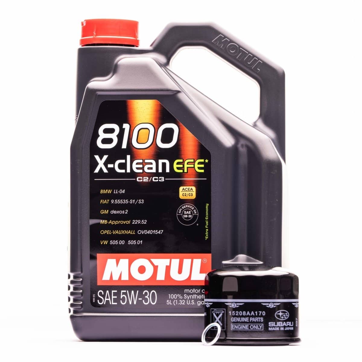 Motul Master Oil Change Kit w/ 5W-30 X-clean EFE Oil