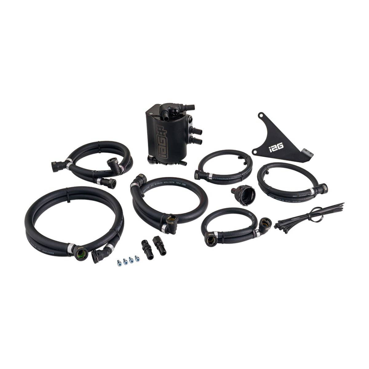 IAG Performance V3 Street Series Air / Oil Separator (AOS) Wrinkle Black