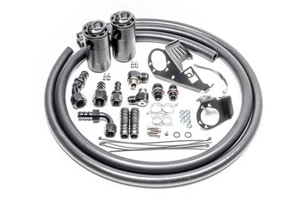 Radium Engineering Dual Side Fluid Lock Oil Catch Can Kit