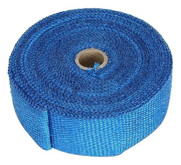 Torque Solution Fiberglass Exhaust Wrap Blue 2 Inch Wide X 50 Feet Long