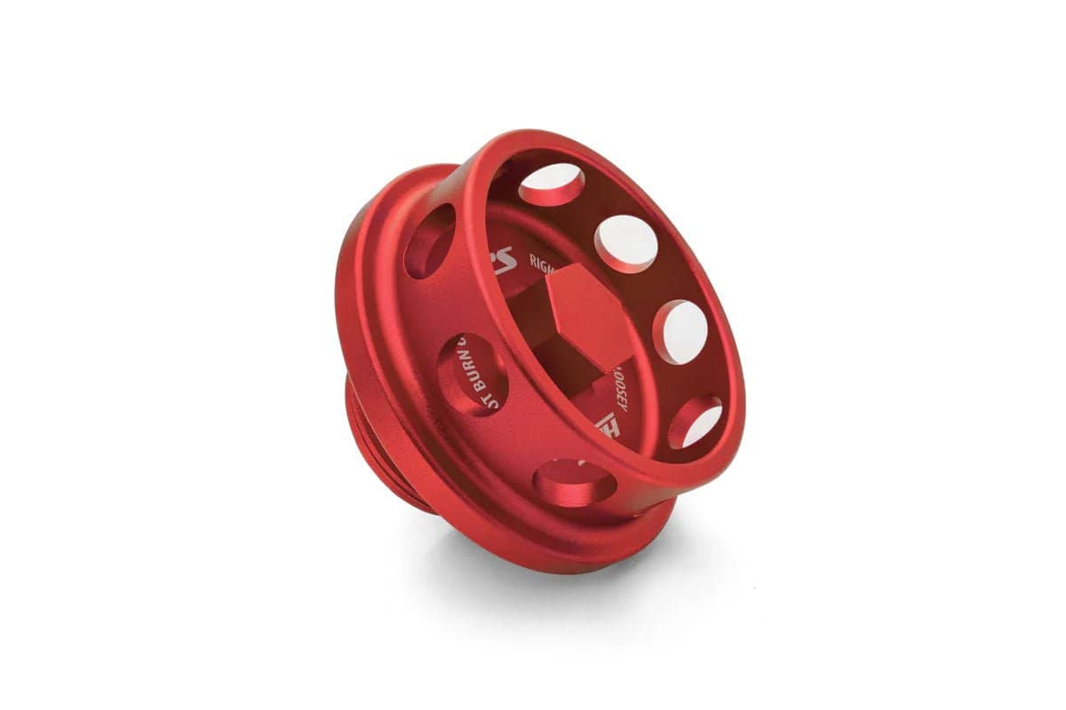 HPS Performance Billet Aluminum Oil Cap Red