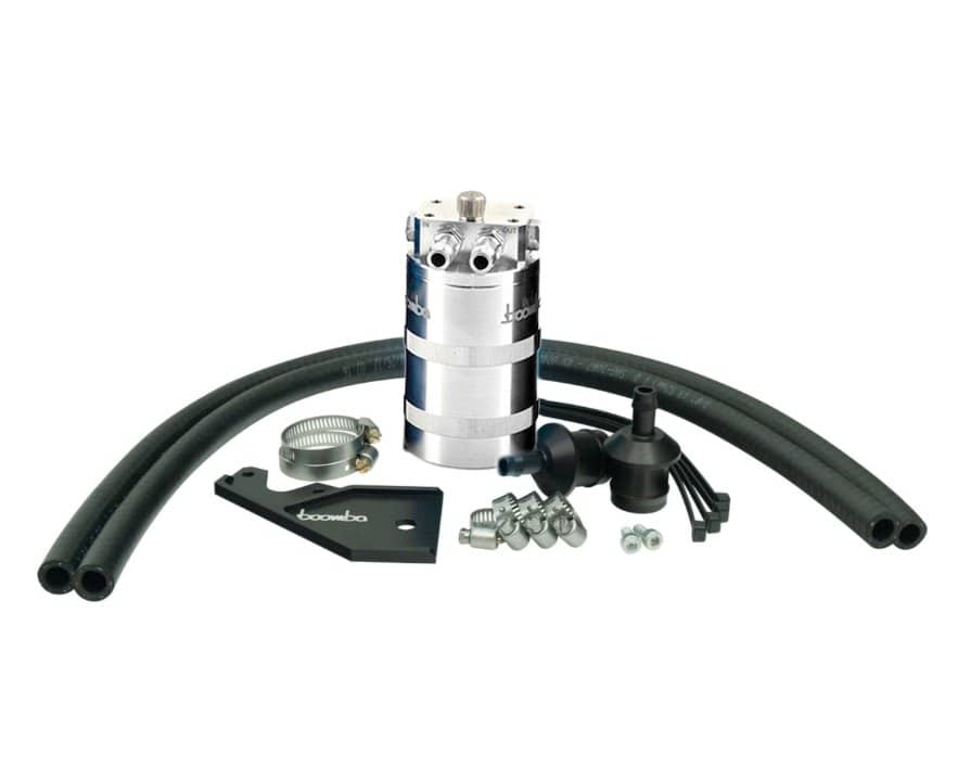 Boomba Stage 2 Catch Can Kit Natural Finish