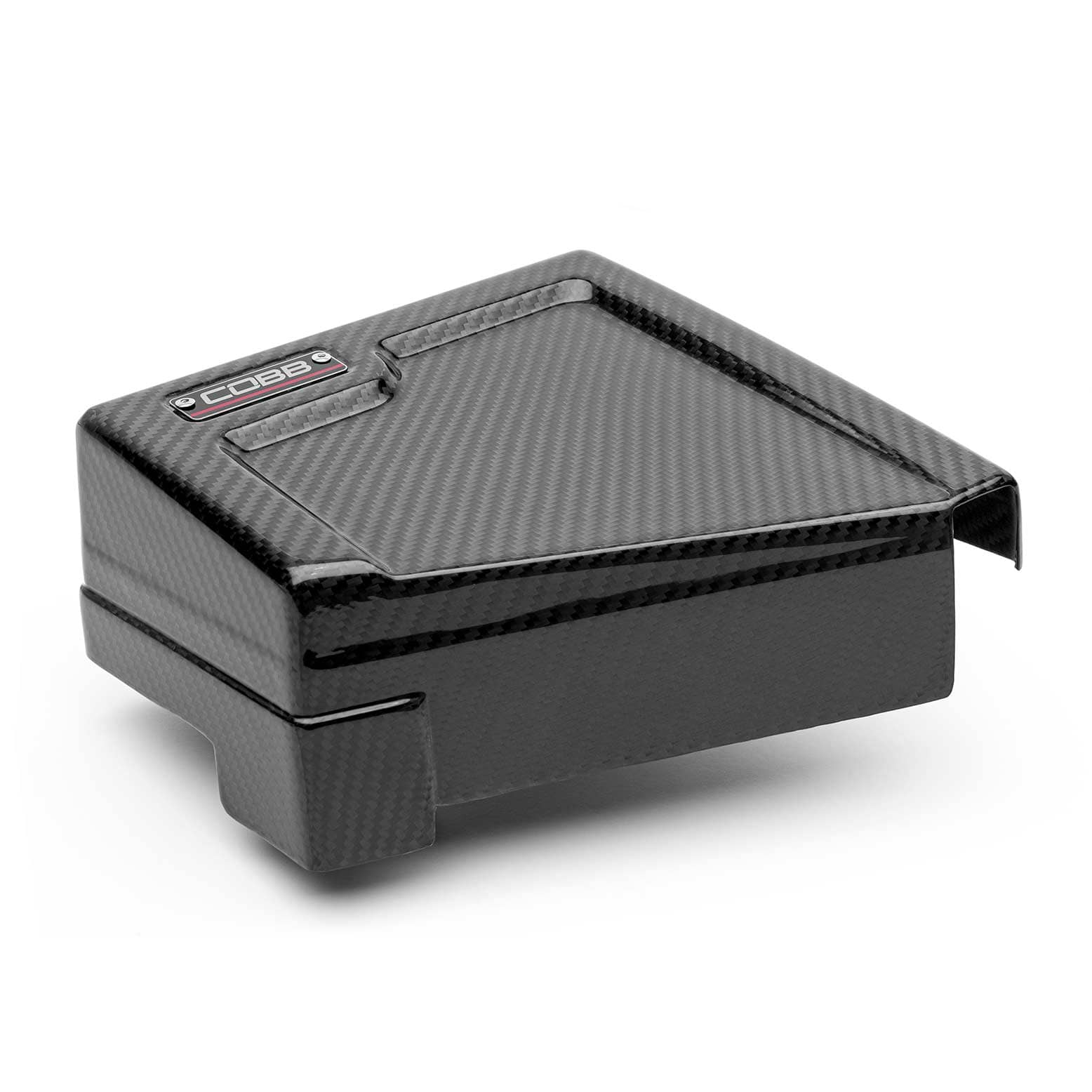 COBB Redline Gloss Carbon Fiber Fuse Box Cover Driver Side