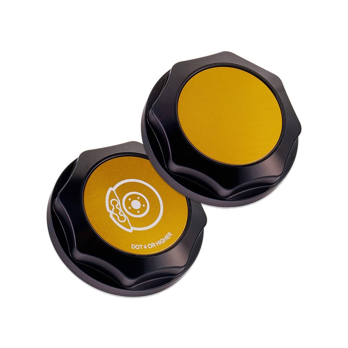IAG Performance Revolve Brake Fluid Reservoir Cap Black w/ Gold Accent GT / XT