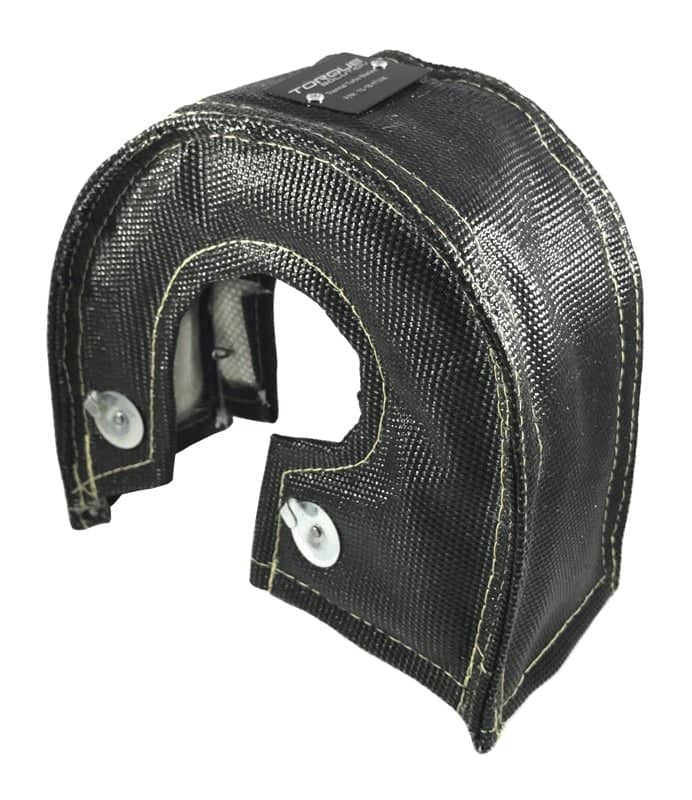 Torque Solution Thermal Turbo Blanket Black For Use w/ T4 Framed Turbos