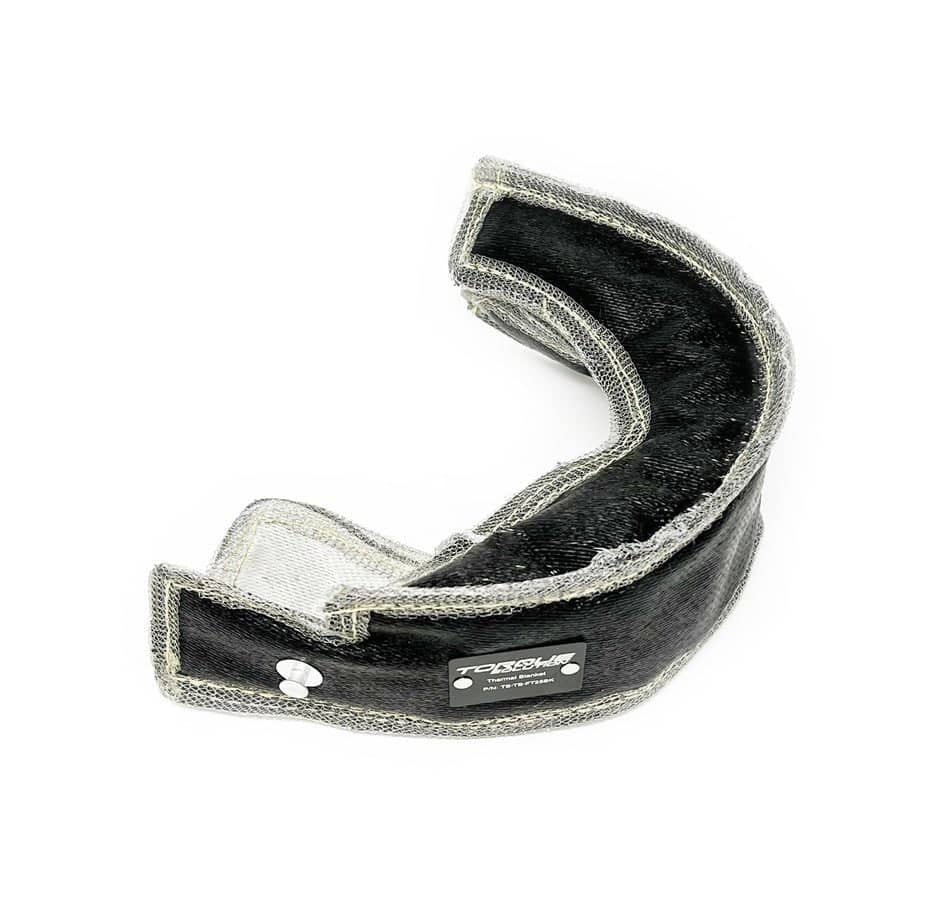 Torque Solution Thermal Turbo Blanket Black For Use w/ T25 and T28 Internally Gated Turbos