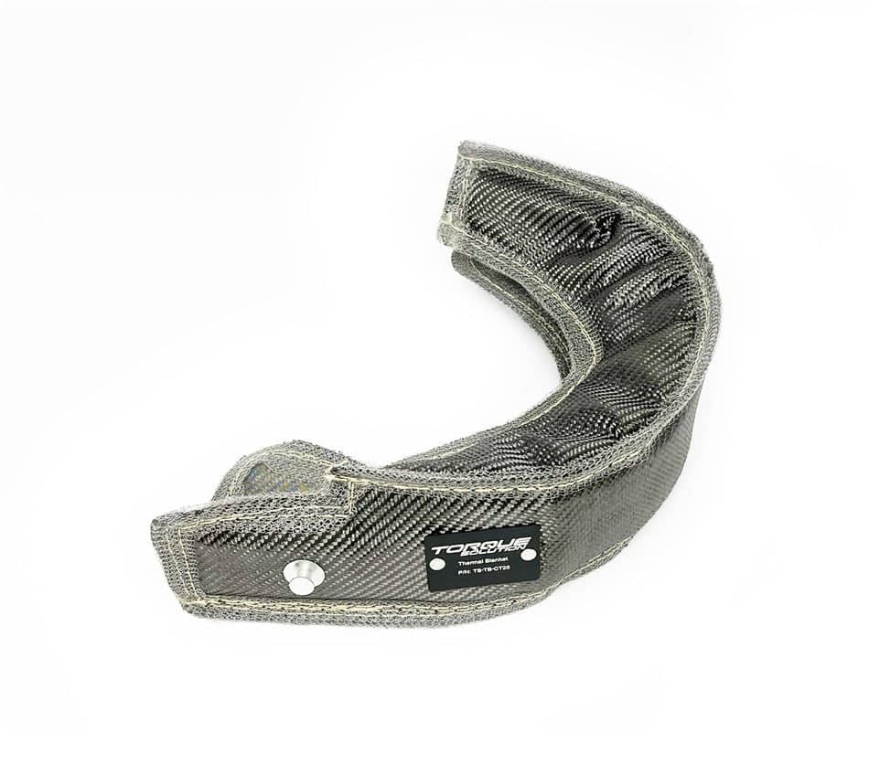 Torque Solution Thermal Turbo Blanket Carbon Fiber For Use w/ T25 and T28 Internally Gated Turbos