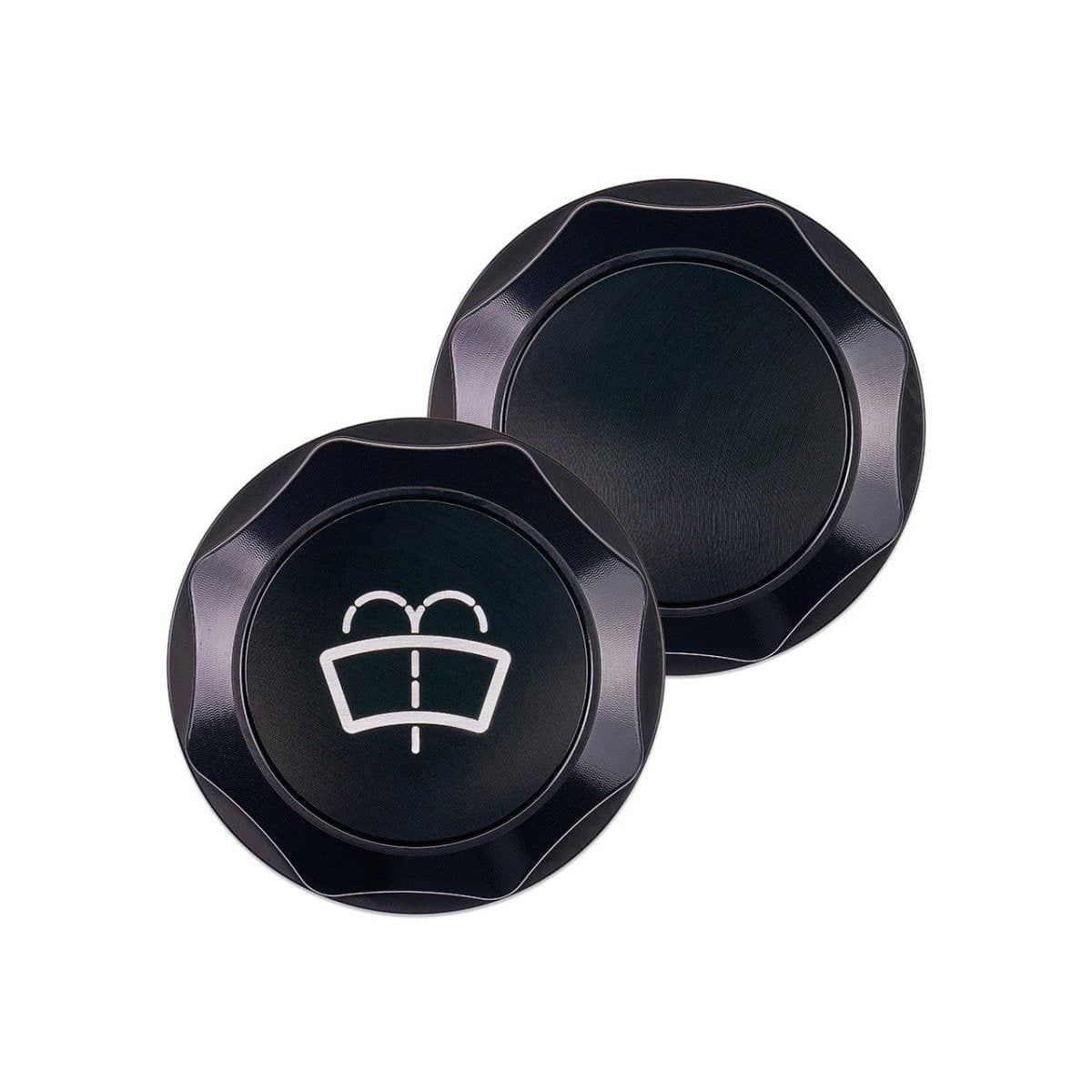 IAG Performance Revolve Washer Fluid Reservoir Cap Black w/ Black Insert / FRS