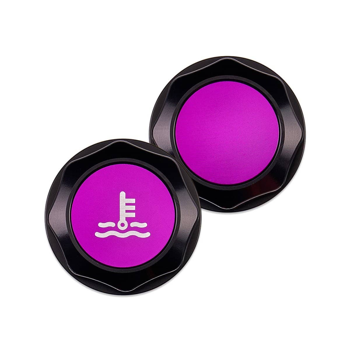 IAG Performance Revolve Coolant Reservoir Cap Black w/ Purple Accent GT / XT