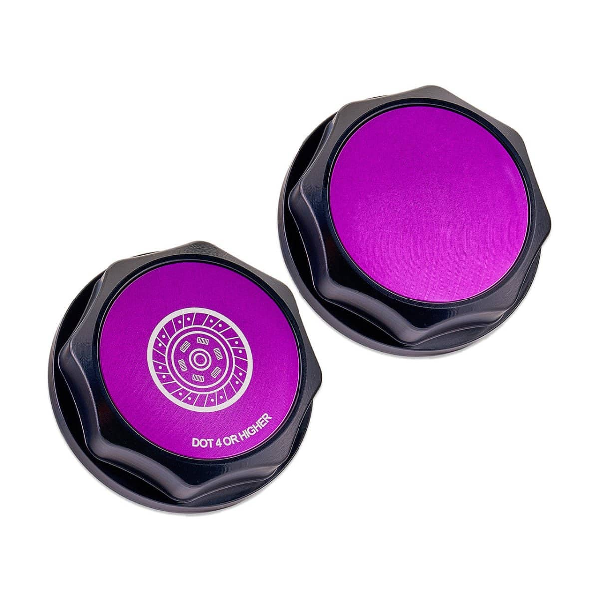 IAG Performance Revolve Clutch Fluid Reservoir Cap Black w/ Purple Accent GT / XT