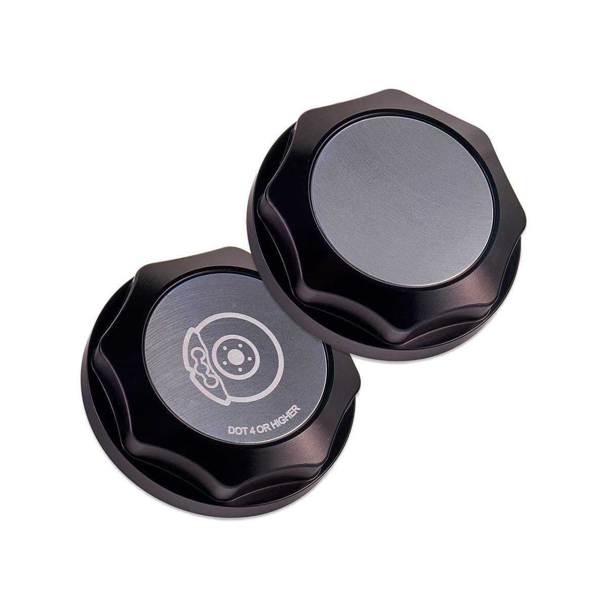 IAG Performance Revolve Brake Fluid Reservoir Cap Black w/ Silver Accent GT / XT