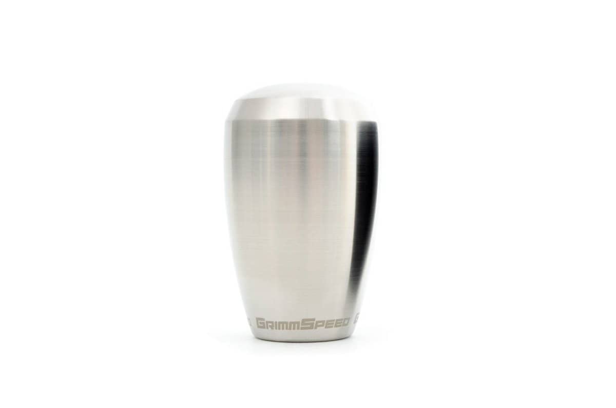 GrimmSpeed Slender Stainless Steel Shift Knob w/ Raw Finish