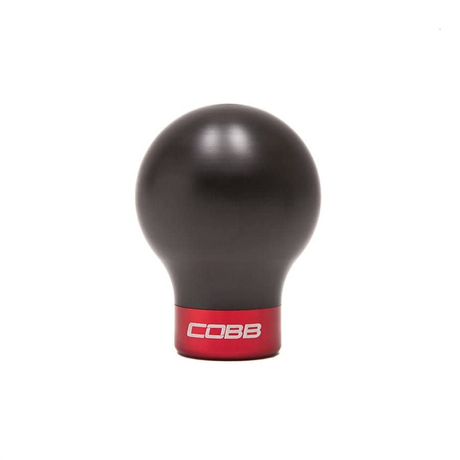 COBB Delrin Shift Knob Black w/ Red Base 6 Speed