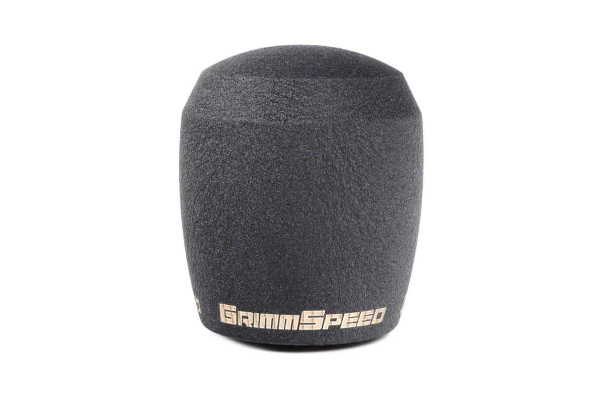 GrimmSpeed Stubby Stainless Steel Shift Knob w/ Wrinkle Black Finish