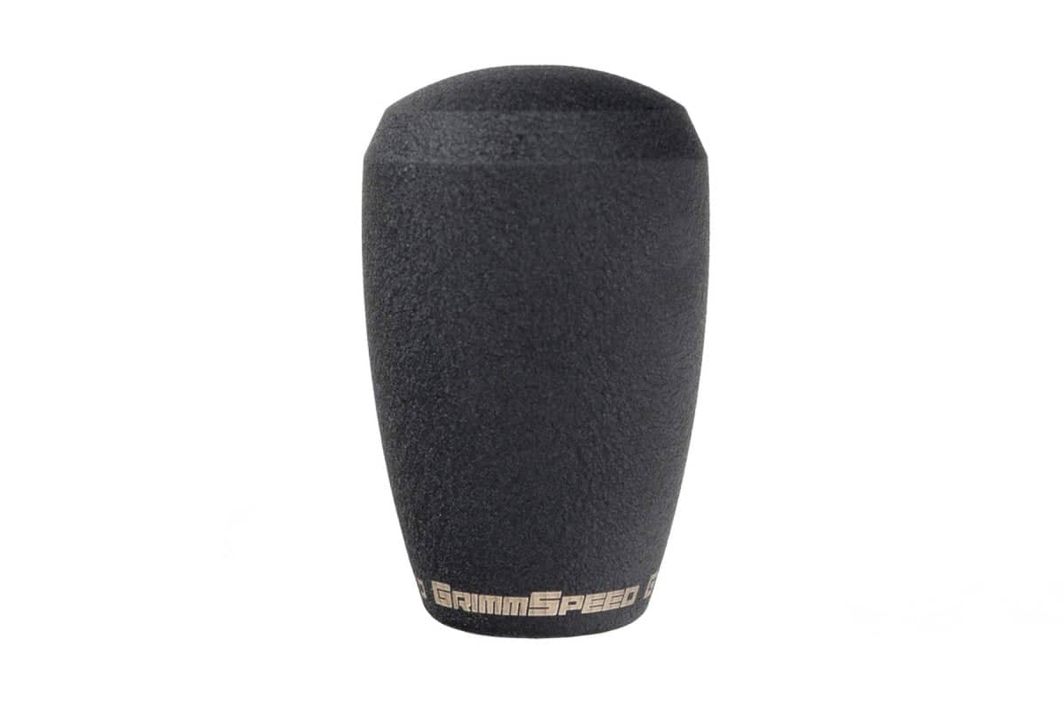 GrimmSpeed Slender Stainless Steel Shift Knob w/ Wrinkle Black Finish