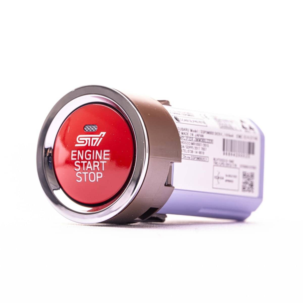 Subaru JDM Push Start Button Red