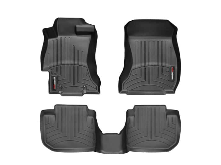 WeatherTech DigitalFit Floorliner Black Front and Rear Combo