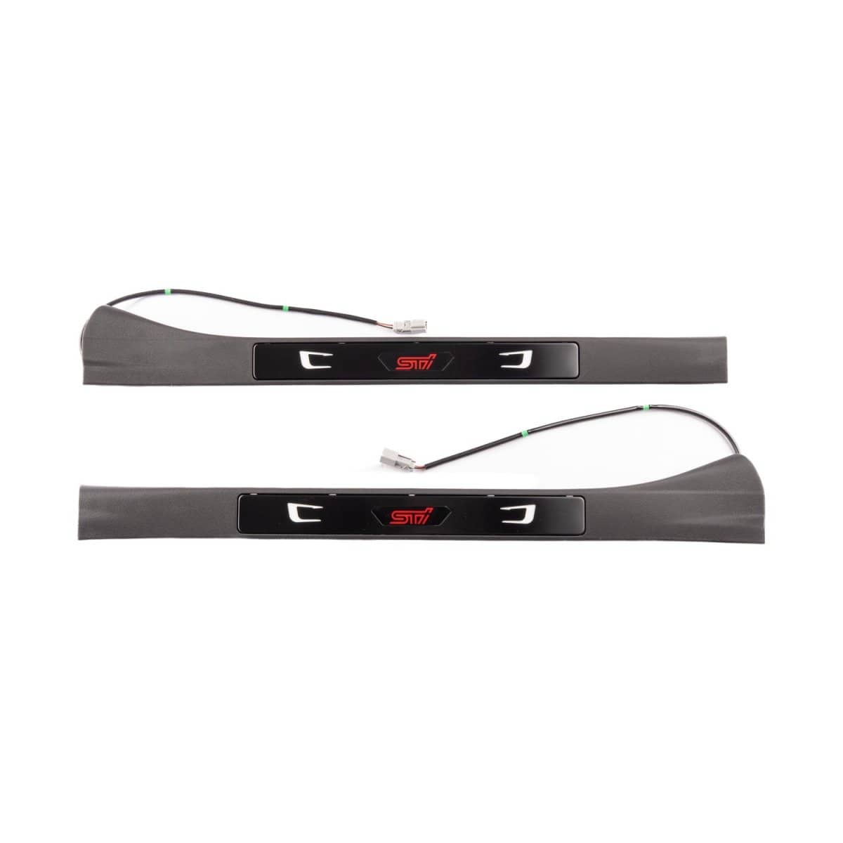 Subaru OEM Illuminated STI Logo Door Sill Plates