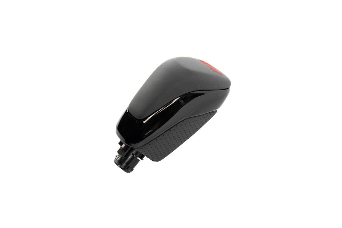 Subaru JDM STI Leather Shift Knob w/ Black Accent w/ CVT Transmission WRX w/ Electric Parking Brake