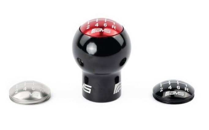 AMS Performance Billet Aluminum Shift Knob w/ Interchangeable Cap 6 Speed Models