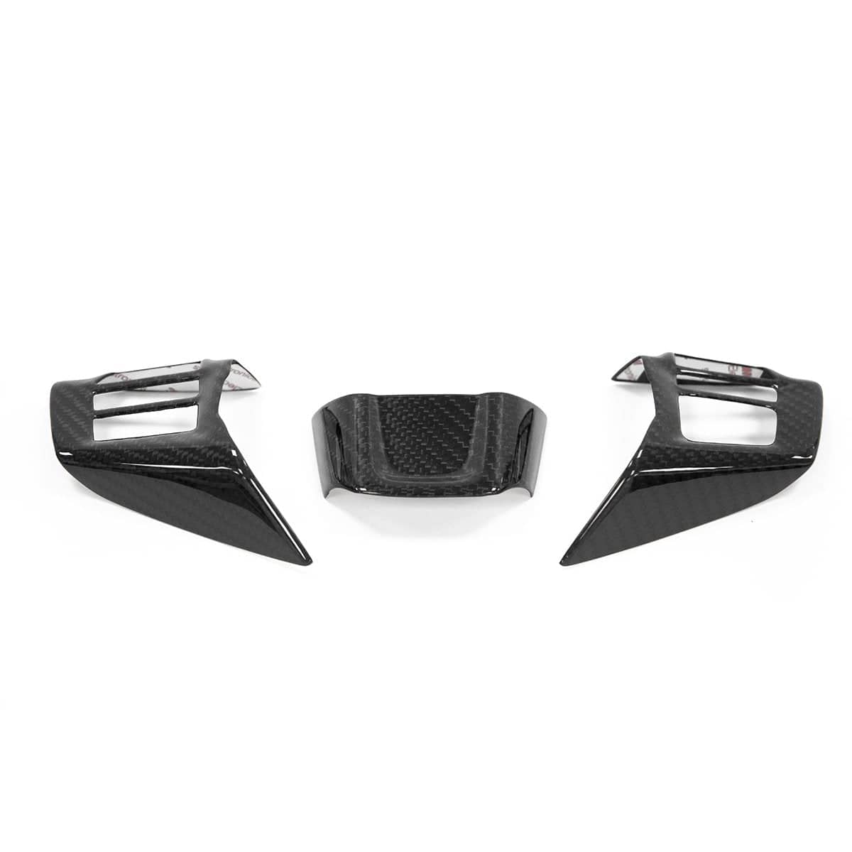 Molded Innovations Dry Carbon Steering Wheel Insert Cover Pack w/ CVT Transmission WRX w/ Electric Parking Brake