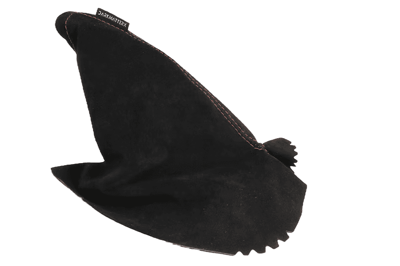 DARKMATTERX Suede E-Brake Boot Black w/ Red Stitching