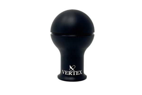 VERTEX Monochrome Shift Knob Black w/ White Logo