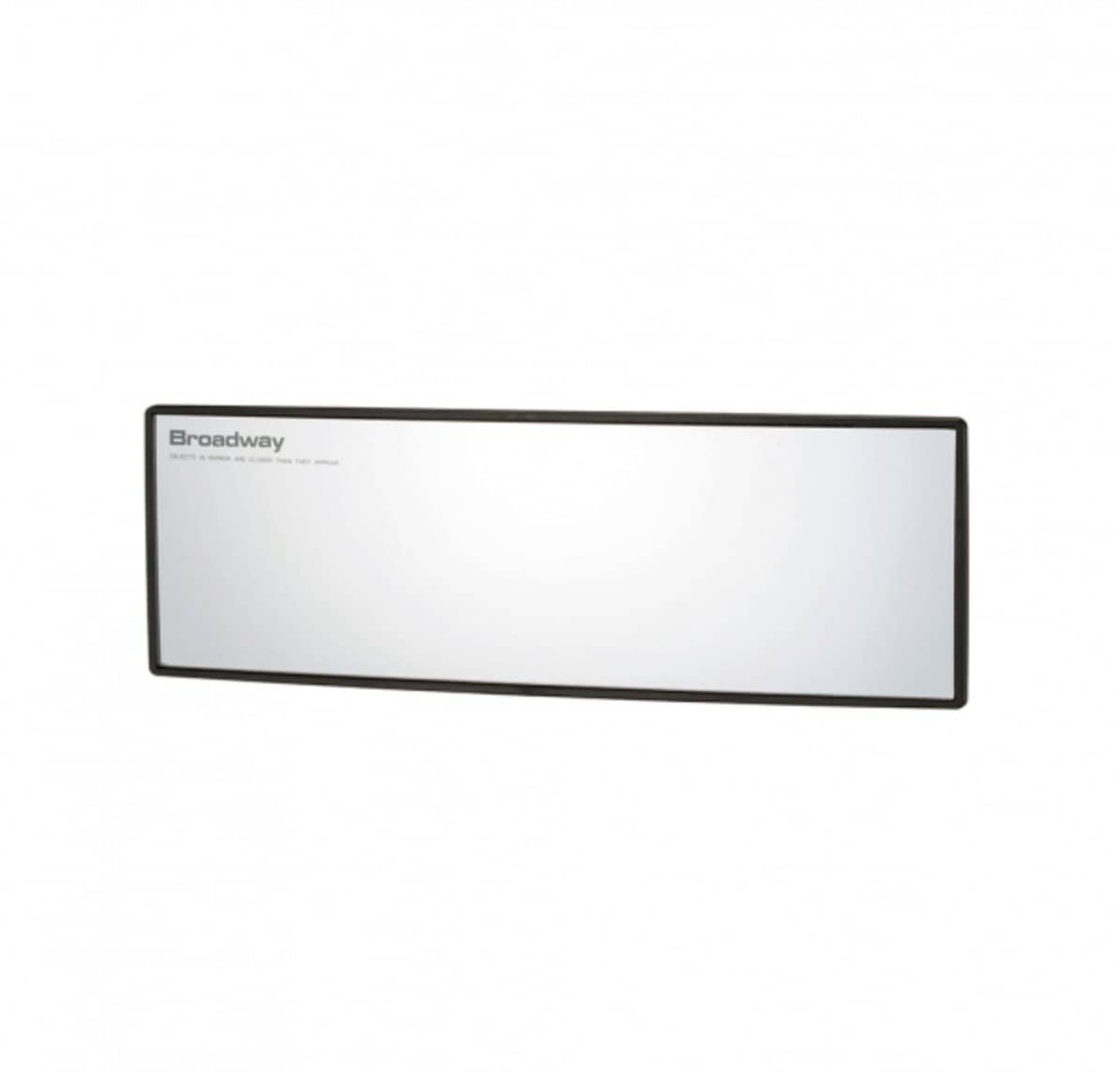 Napolex Broadway Curved Wide View Rear Mirror Aluminum Glass Most Car Models