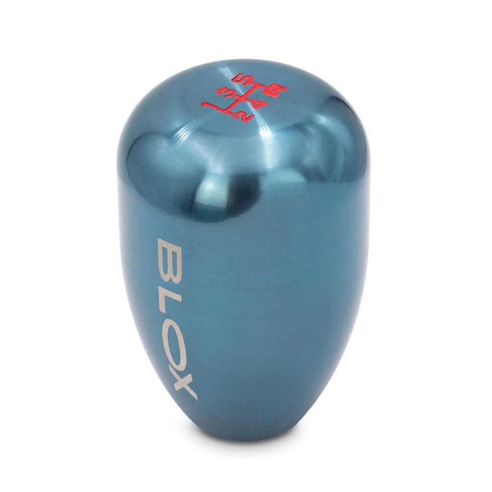 BLOX Racing Racing 6-Speed Billet Shift Knob Torch Blue Most 6 Speed Models
