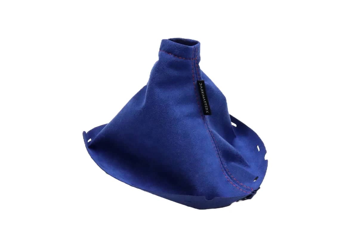 DARKMATTERX Alcantara Shift Boot Blue w/ Red Stitching