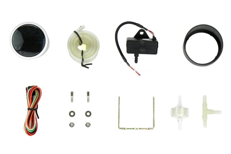 Prosport Series Amber / White Electronic Boost Gauge 52MM