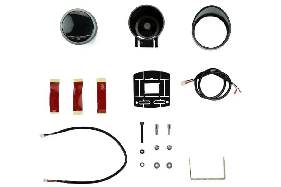 Prosport Premium Series Electronic Clock 52mm w/ Amber or White Display and Red Needle