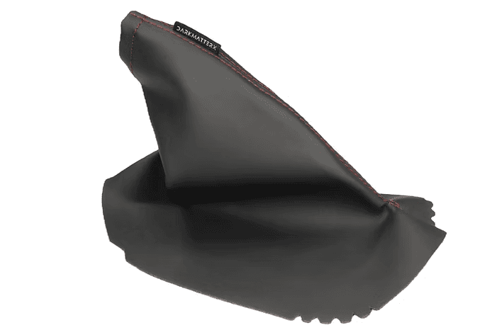 DARKMATTERX Nappa Leather E-Brake Boot Soul Black w/ Red Stitching