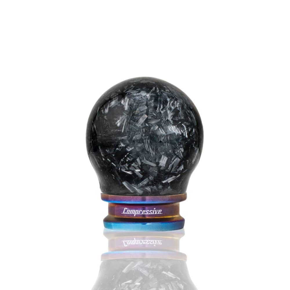 Compressive Tuning Titanium Series Forged Carbon Fiber Shift Knob