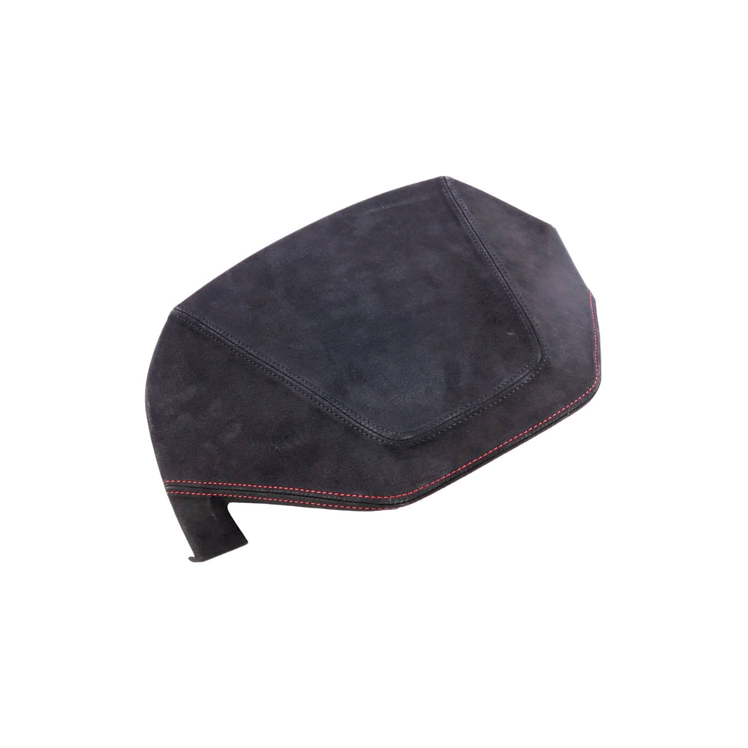 Axis Parts Ultrasuede Speedometer Hood Cover Black w/ Red Stitching